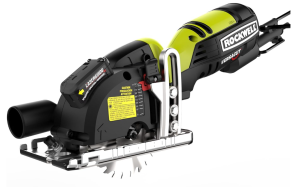 ROCKWELL WORX Rockwell Versacut 4.0 Amp Ultra-Compact Circular Saw with Laser Indicator and 3-Blade Kit with Carry Case
