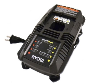 Ryobi P118 18V Dual Chemistry Lithium Ion NiCad Battery Charger with 2 Genuine OEM P102 Compact Lithium Ion Batteries