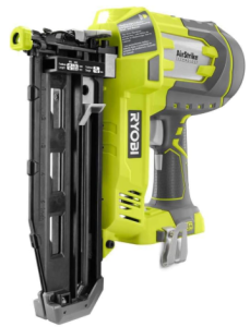 Ryobi P325 One+ 18V Lithium Ion Battery Powered Cordless 16 Gauge Finish Nailer