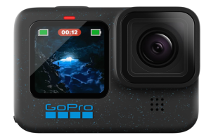 GoPro Hero12 Black E-Commerce Package - Waterproof Action Camera with 5.3K60 Ultra HD Video, 27MP Photos, HDR, 1-1.9 Image Sensor, Live Streaming, Webcam, Stabilization