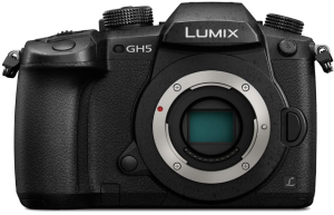 Panasonic LUMIX GH5 4K Digital Camera, 20.3 Megapixel Mirrorless Camera with Digital Live MOS Sensor, 5-Axis Dual I.S. 2.0, 4K 4.2.2 10-Bit Video, Full-Size HDMI Out, 3.2-Inch LCD, DC-GH5 (Black)
