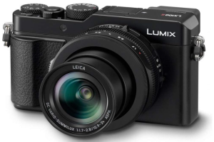 Panasonic Lumix LX100 II Large Four Thirds 21.7 MP Multi Aspect Sensor 24-75mm Leica DC VARIO-SUMMILUX F1.7-2.8 Lens Wi-Fi and Bluetooth Camera with 3 LCD, Black (DC-LX100M2)