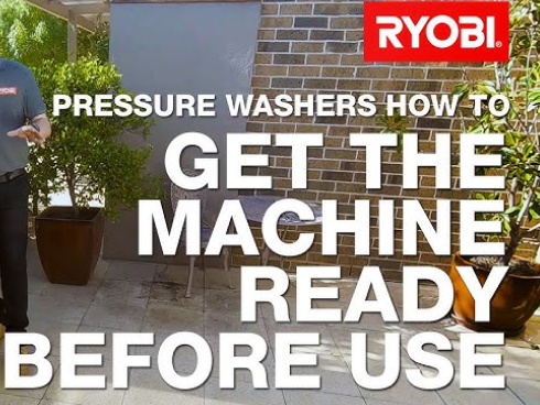 how to set up ryobi pressure washer?