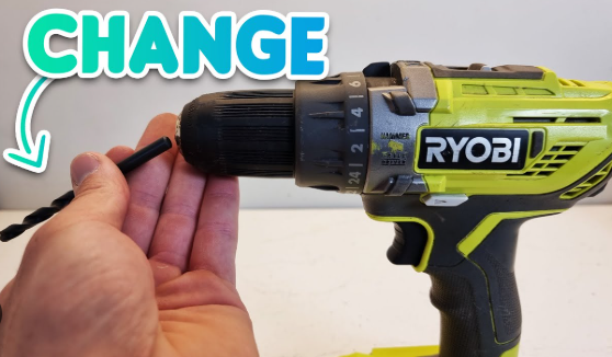 How to Change a Drill Bit on a Ryobi Drill?