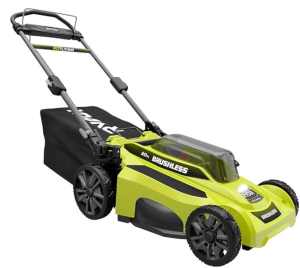 Ryobi Cordless Push Lawn Mower 20 in. 40-Volt with Whisper-Quiet Design