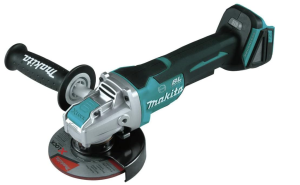 Makita XAG26Z 18V LXT® Lithium-Ion Brushless Cordless 4-1-2 - 5 Paddle Switch X-LOCK Angle Grinder, with AFT®