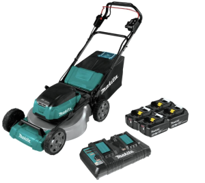 Makita XML06PT1 36V (18V X2) LXT® Brushless 18" Self-Propelled Commercial Lawn Mower Kit with 4 Batteries 
