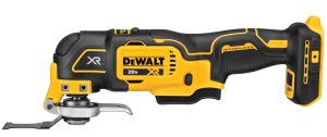 DEWALT 20V MAX XR Oscillating Multi-Tool Cordless, Variable Speed Brushless Motor Multitool with LED Light, Extended Runtime, Includes Two Wood Cutting Blades, Tool Only (DCS356B)