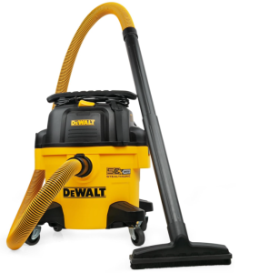 DEWALT 6-Gallon STEALTHSONIC Ultra Quiet Poly Shop Vacuum Wet and Dry with 6 Dust Bags, 5 Peak HP Noise Reduction Wet/Dry Vac for Jobsite, Workshop, and Garage, DXV06P-QTB