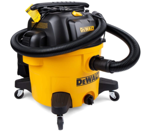 DEWALT 9 Gallon Poly Wet/Dry Vac DXV09PZ, Shop Vacuum for Workshop/Jobsite Yellow