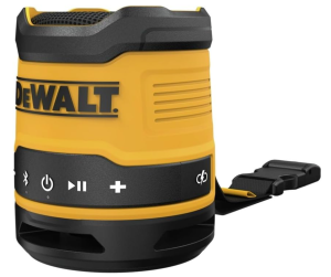 DEWALT Bluetooth Speaker, USB-C Rechargeable, Jobsite (DCR008)
