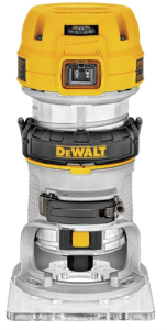 DEWALT Router, Fixed Base, 1-1/4 HP, 7.7-Amp, Variable Speed Trigger, Corded (DWP611)