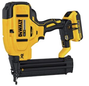 Dewalt DCN680D1R 20V MAX Cordless Lithium-Ion XR 18 GA Cordless Brad Nailer Kit (Renewed)