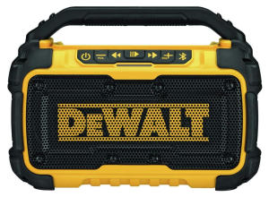 Dewalt DCR010R 12V/20V MAX Lithium-Ion Jobsite Corded/Cordless Bluetooth Speaker (Tool Only) (Renewed)