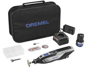 Dremel 8250-5 12V Lithium-Ion Variable Speed Cordless Rotary Tool with Brushless Motor - 5 Rotary Tool Accessories, 3Ah Battery, Charger, and Tool Bag