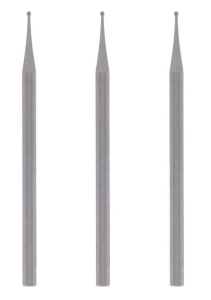 Dremel 105 Engraving Cutting Bit Multipack - 3x Ball-shaped Engraving Cutter with 0.8mm Working Diameter