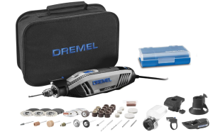 Dremel 4300-5/40 High Performance Rotary Tool Kit with LED Light- 5 Attachments & 40 Accessories - Ideal for Grinding, Cutting, Wood Carving, Sanding, and Engraving