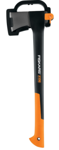 Fiskars X15 Splitting Axe, Tree Branch Cutter and Wood Splitter (23.5-Inch Axe) with Shock-Absorbing Handle