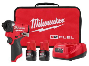 Milwaukee Electric - M12 Fuel. 1/4 HEX Impact Driver KIT