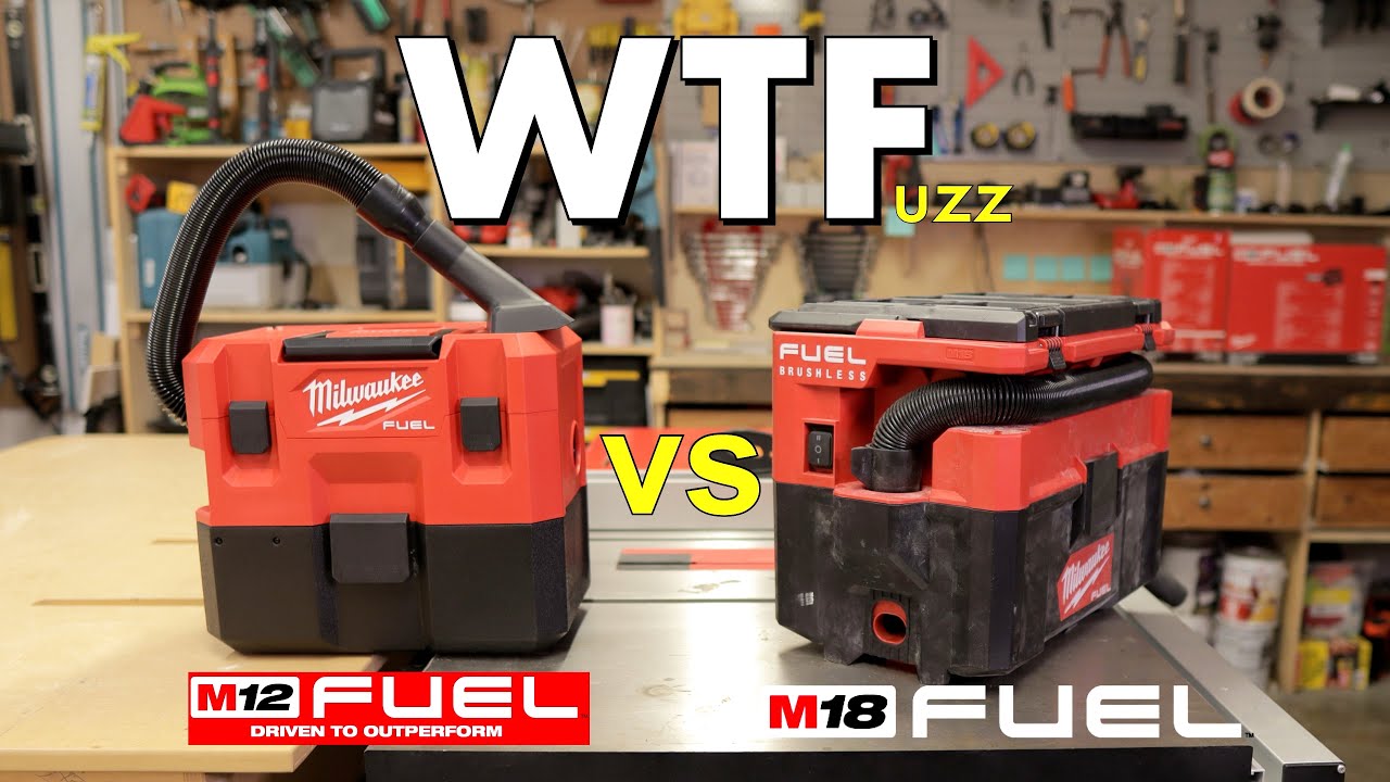 Milwaukee Vacuum M12 vs M18