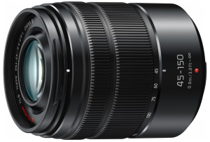 Panasonic LUMIX G VARIO 45-150mm F4.0-5.6 ASPH Mirrorless Camera Lens with Optical Stabilizer, Micro Four Thirds Mount, H-FS45150AK (USA Black)