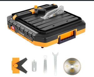 Hoteche 4-12-Inch Cutter Portable Wet Tile Saw 4.1A Tile Cutting Machine with Hidden Water Reservoir 0-45° Bevel Cutting for Tiles and Stones