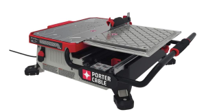 PORTER-CABLE Tile Saw, Wet Saw with 7-inch Cutting Capacity and On-Board Cutting Guide (PCE980)