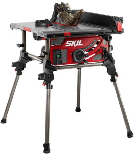 SKIL 15 Amp 10 Inch Portable Jobsite Table Saw with Folding Stand- TS6307-00