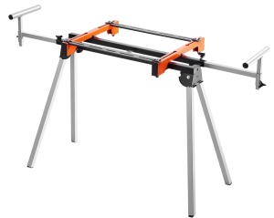 VEVOR 80in Collapsible Rolling Miter Saw Stand With One-piece Mounting Brackets