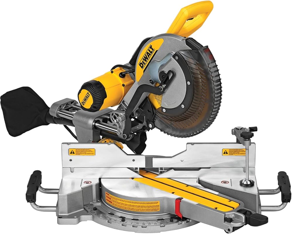 DEWALT 12-Inch Double Bevel Sliding Compound Miter Saw DWS780 with XPS