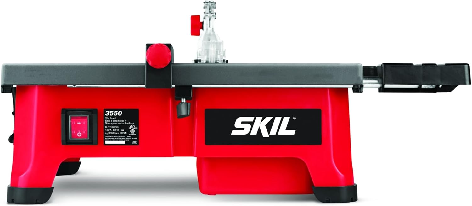 Skil 3550-02 7-Inch Wet Tile Saw with HydroLock Water Containment for 
