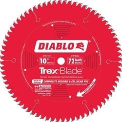 best saw blades for trex decking