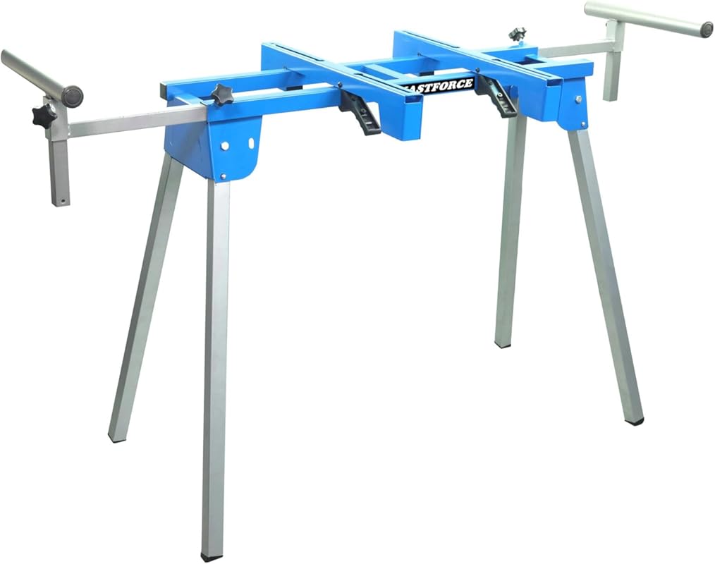 KF3001 Heavy-Duty Miter Saw Stand, 500 lbs Capacity, Fits 8-12 Inch Sa