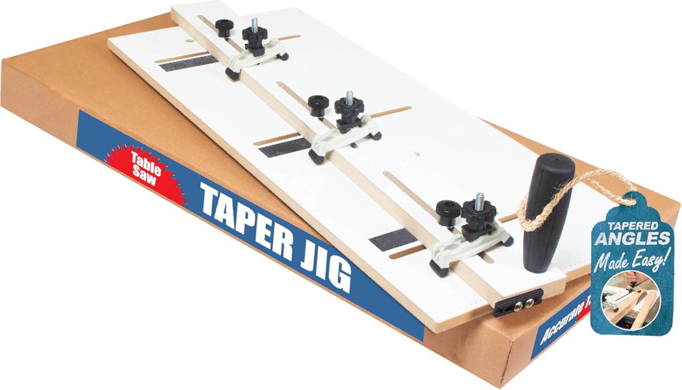 Peachtree Adjustable Taper Straight Line Jig with Hold Downs for Table
