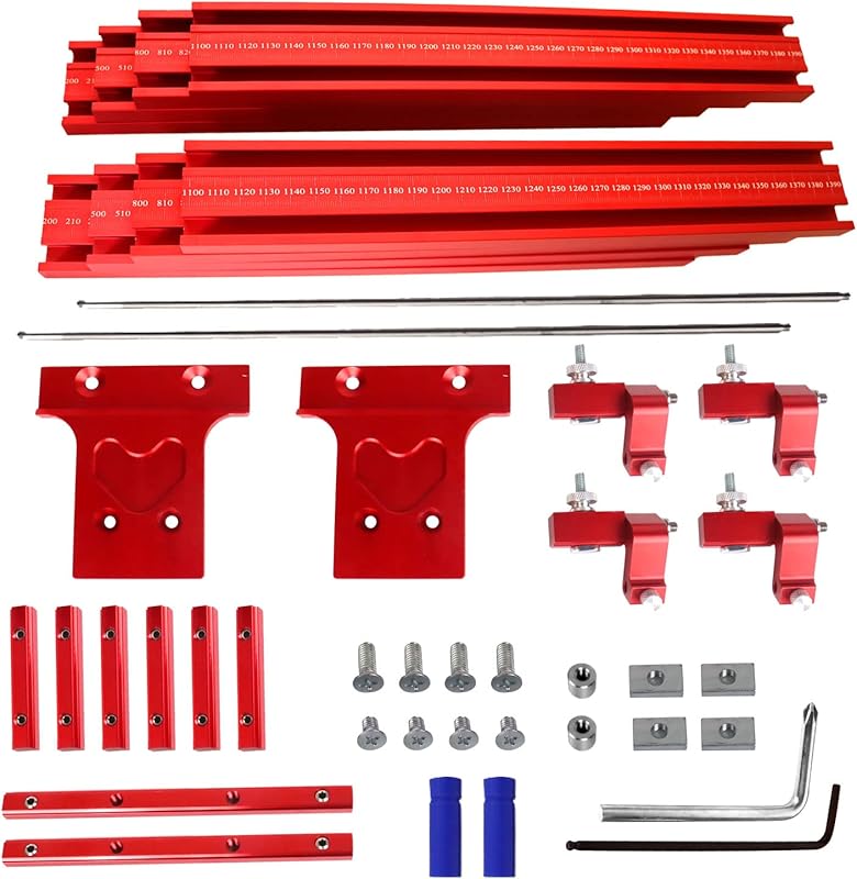 Upgrade Aluminium Alloy Parallel Rail Guide System Circular Saw T-Trac