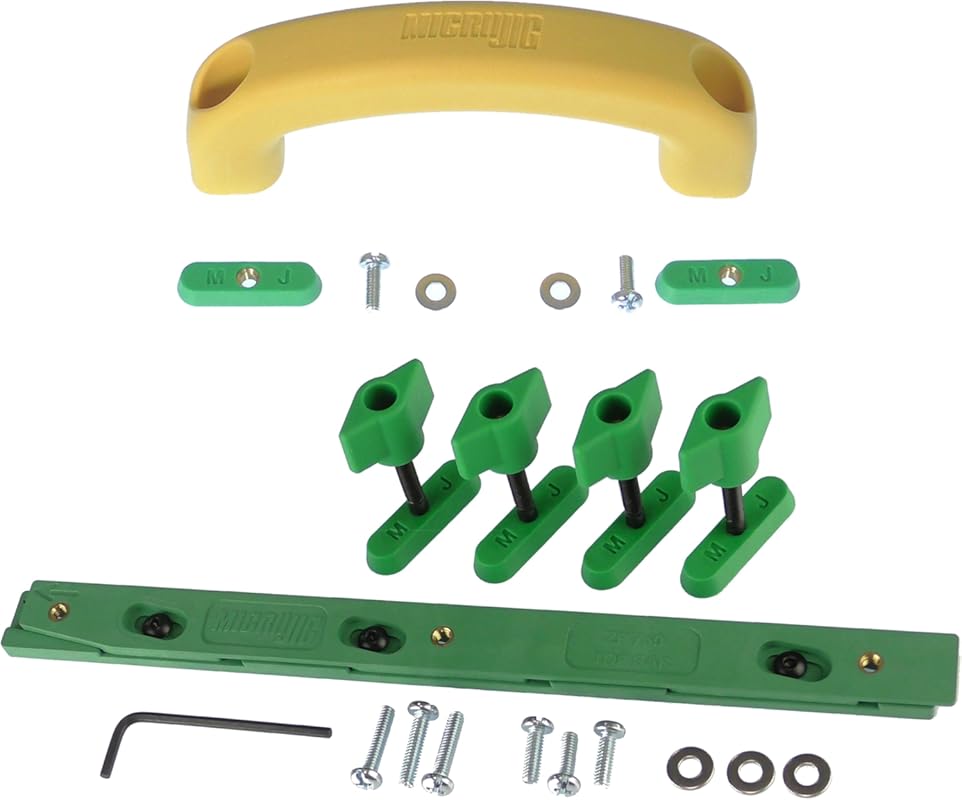 MICROJIG Zeroplay 360 Table Saw Sled Kit with Matchfit Jig Handle Mite