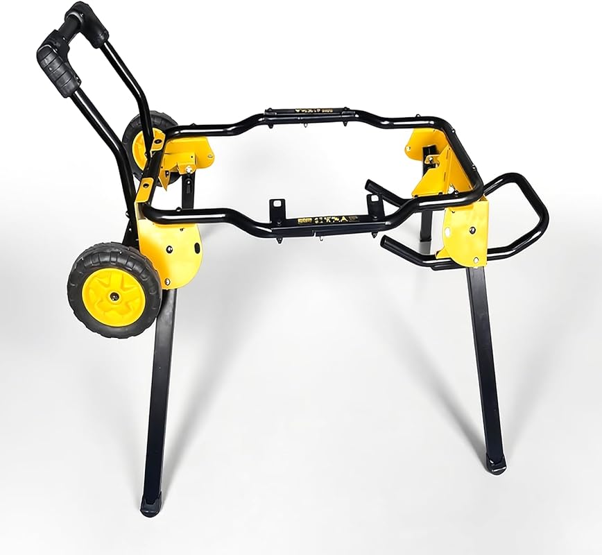 DEWALT Compatible Rolling Miter Table Saw Stand for DWE7490X DWE7491RS