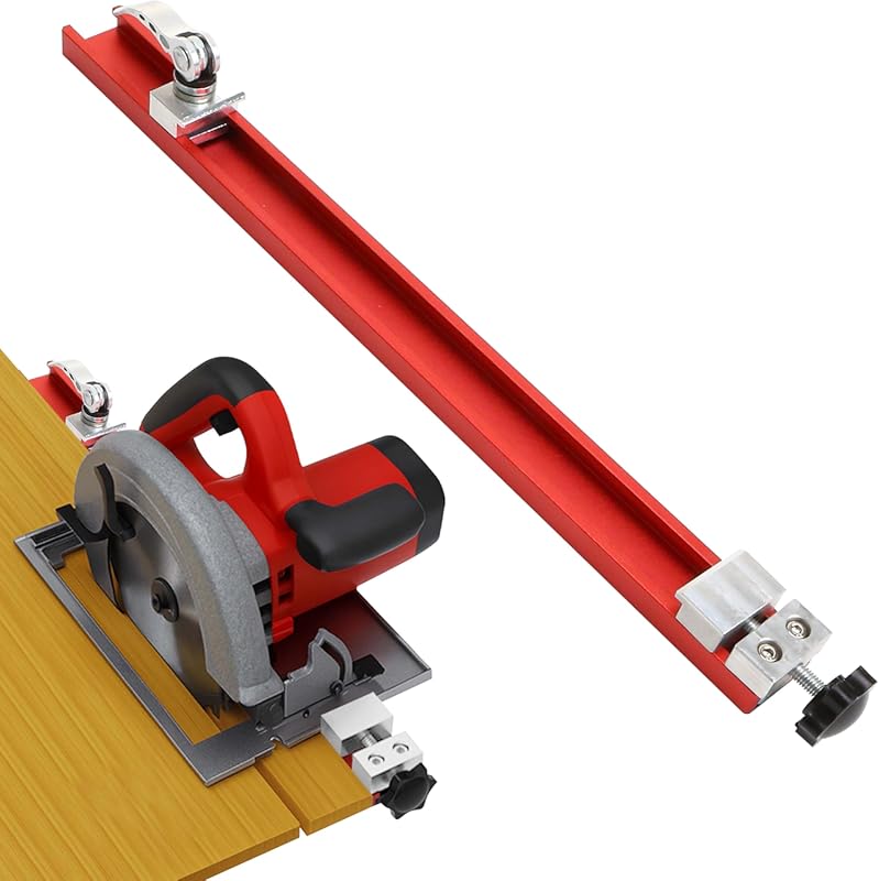Adjustable Aluminum Alloy Universal Circular Saw Guide Rail - Fits 12-