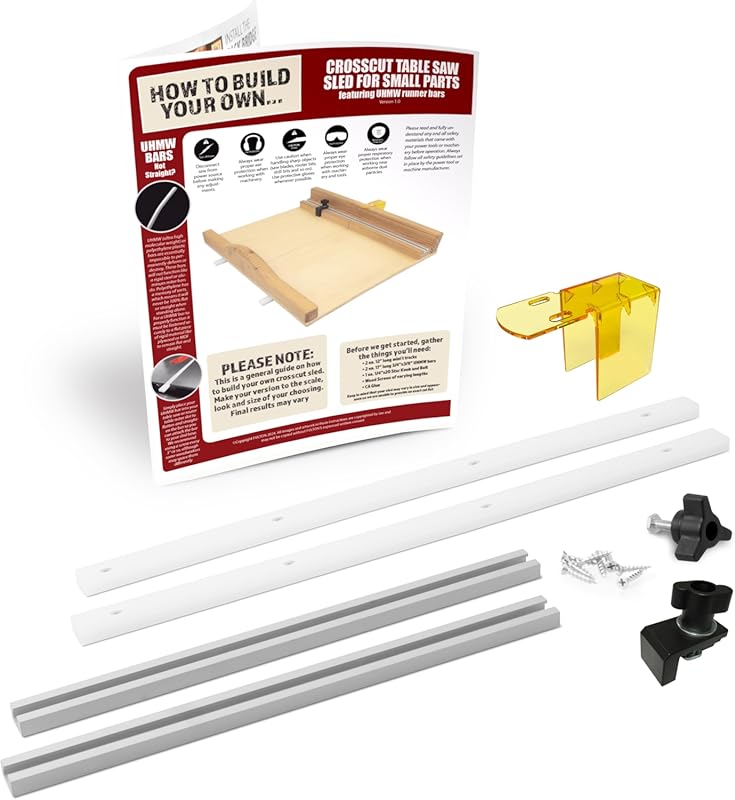 DIY 17-Inch Table Saw Crosscut Sled Kit 19