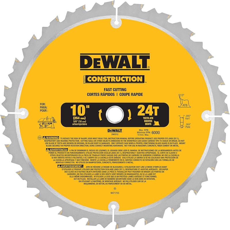 DeWalt 24T Thin Kerf