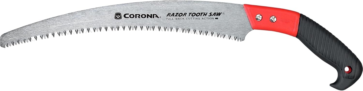 Corona Tools 13-Inch RazorTOOTH Pruning Saw with Curved Blade for Sing