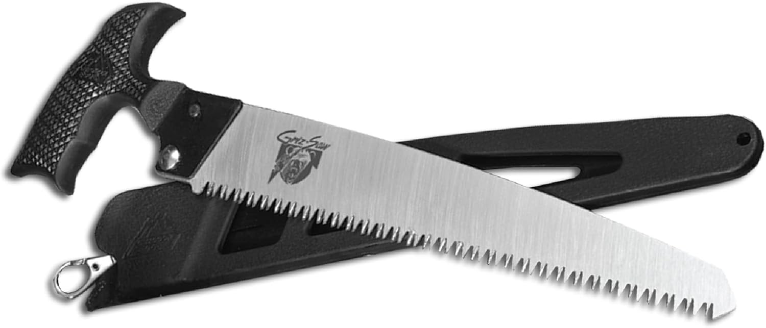 Outdoor Edge GrizSaw - Lightweight T-Handle Hunting Saw with 8