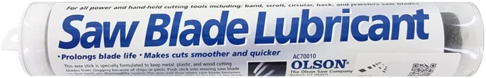 Olson Saw AC70010 Lubricant Stick Stone for Band Saw Blades - Reduces 
