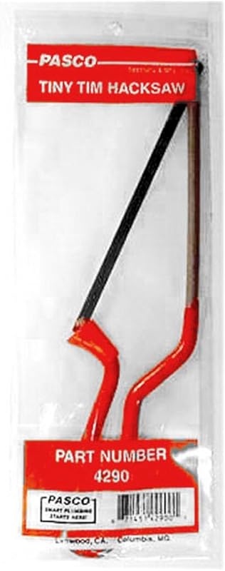 Pasco 4290 Tiny Tim Compact Hacksaw for Precision Cutting