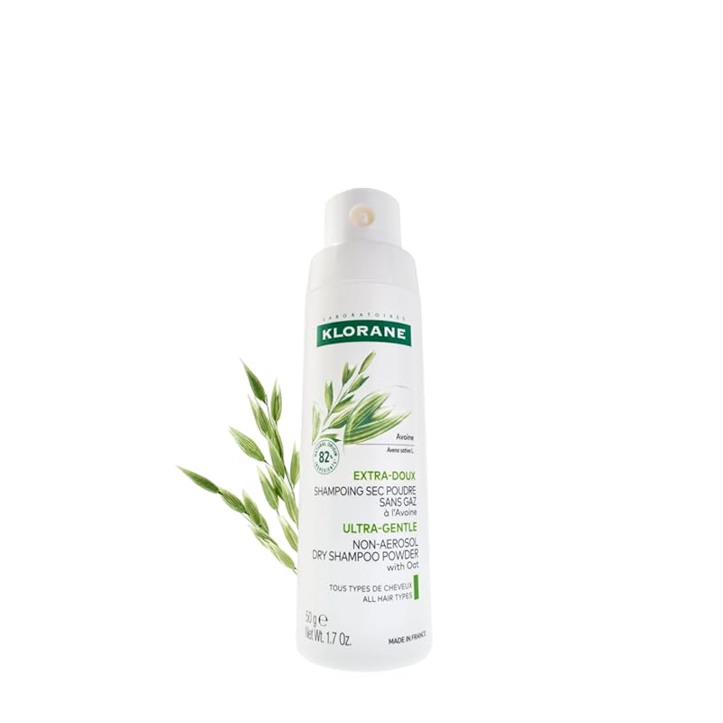 Klorane Ultra Gentle Oat+ Dry Shampoo - Hypoallergenic, Vegan, Odor-Fr