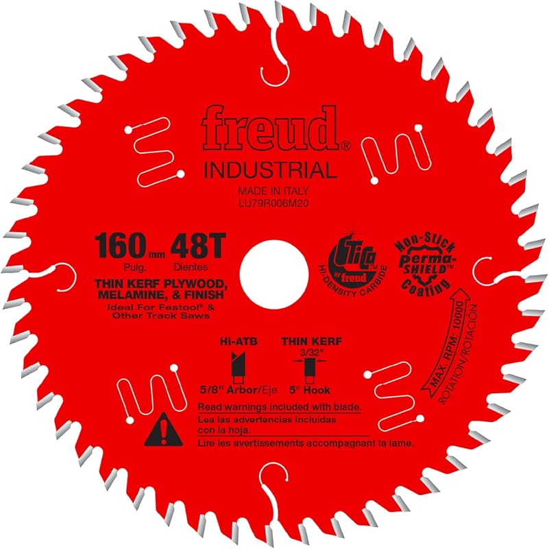 Freud 160mm Thin Kerf Ultimate Plywood & Melamine Circular Saw Blade