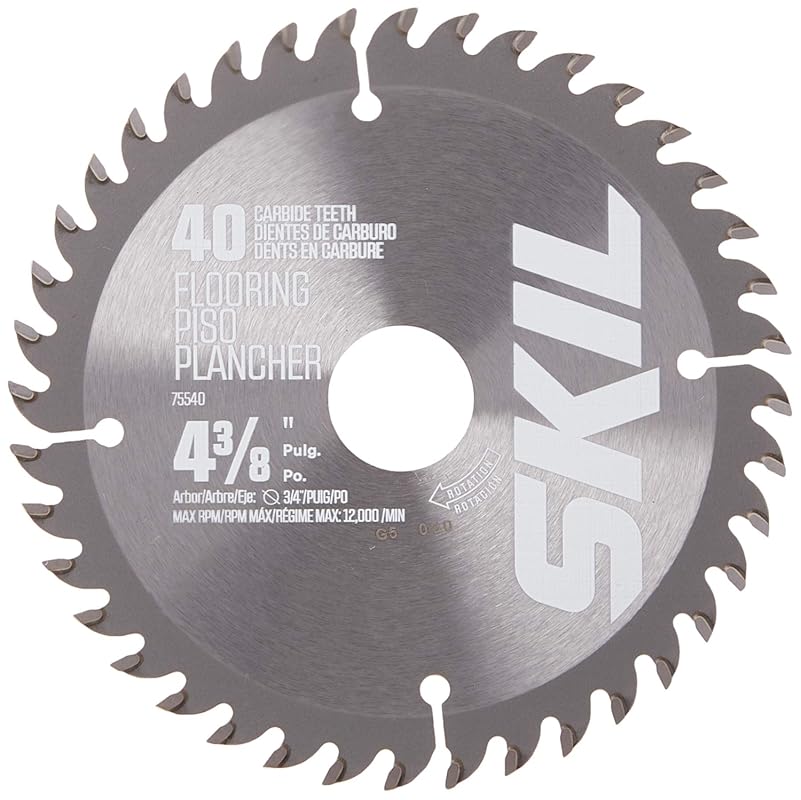 SKIL 4-3/8-Inch 40T Carbide Flooring Blade for Laminate & Wood Floors