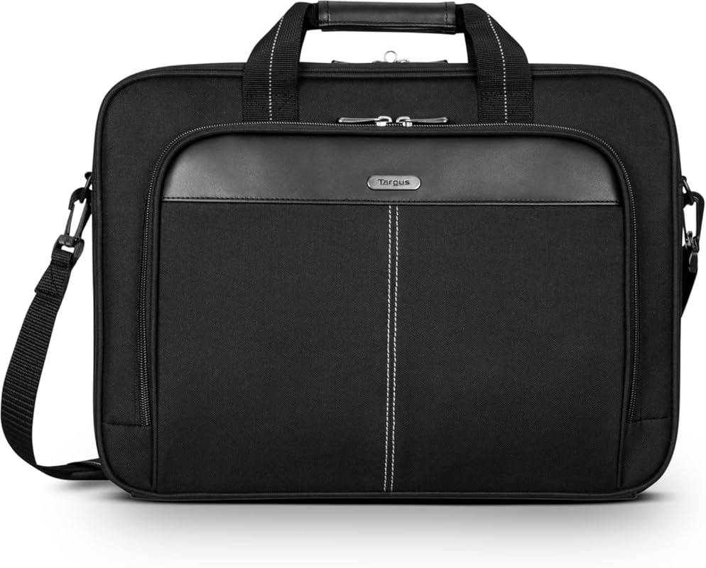 Ergonomic Slim Laptop Bag with Foam Padding, Spacious Briefcase and Me