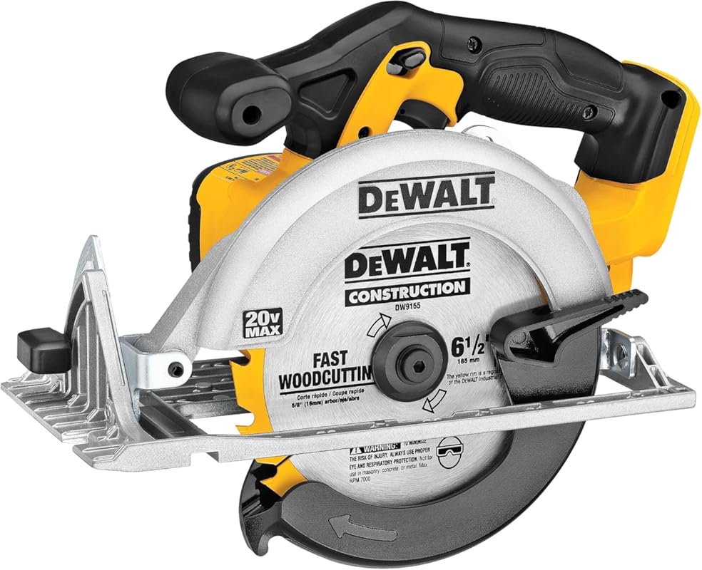DEWALT 20V MAX Cordless Sidewinder Circular Saw, 6-1/2