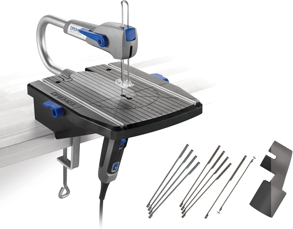 Dremel MS20-01 Moto-Saw Compact Variable Speed Scroll Saw Kit for Prec